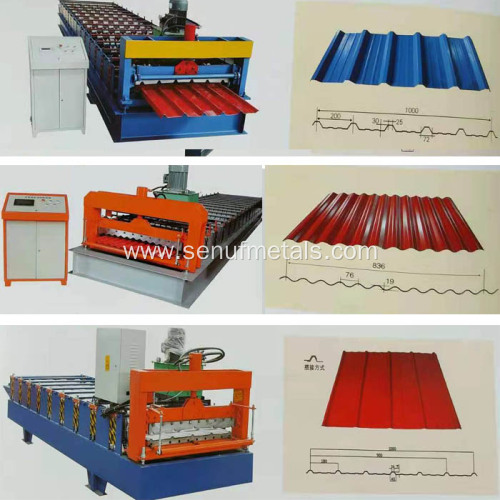 Color steel roll forming machine